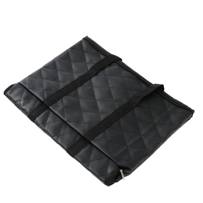 Сумка-органайзер автомобильная, экокожа, ромб, черный 35 х 21 х 24 см Сумка-органайзер автомобильная, экокожа, ромб, черный 35 х 21 х 24 см