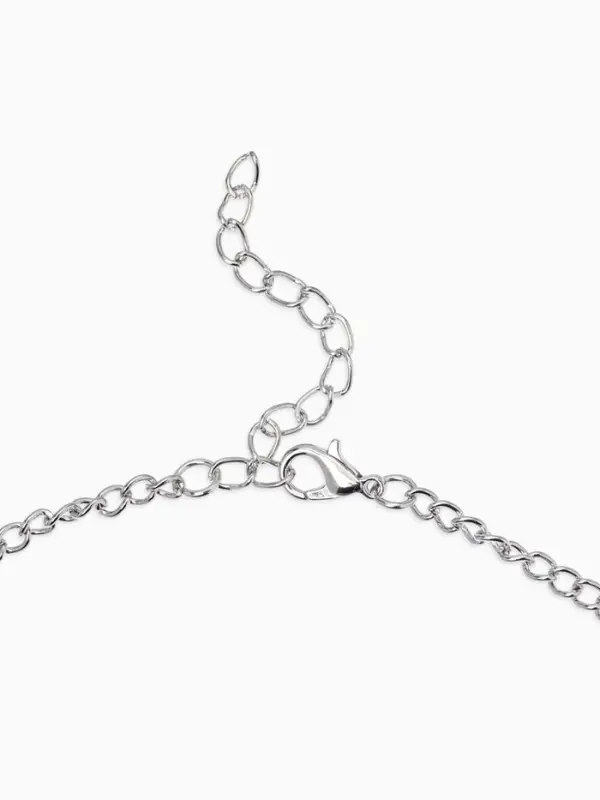 Кулон на цепочке "ДНК", цвет чернёное серебро