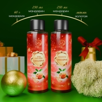 Новогодний подарочный набор косметики &laquo;Зимняя вьюга&raquo;, с ароматом мандарина и корицы. Красная серия.