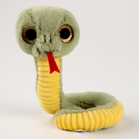 Мягкая новогодняя игрушка &laquo;Змея&raquo;, зелёный