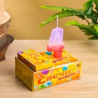 Свеча цифра "4" 8х3,75х1 см