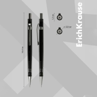 Карандаш механический ErichKrause "Black Pointer", НВ, грифель d=0.5 мм, в коробке Карандаш механический ErichKrause "Black Pointer", НВ, грифель d=0.5 мм, в коробке
