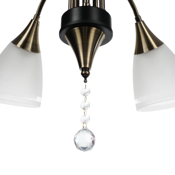 Люстра "Сандра" 5хЕ27 40Вт черно-бронзовый 65х65х30 см