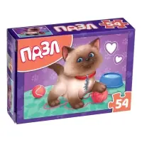 Пазл детский &laquo;Озорной котик&raquo;, 54 элемента