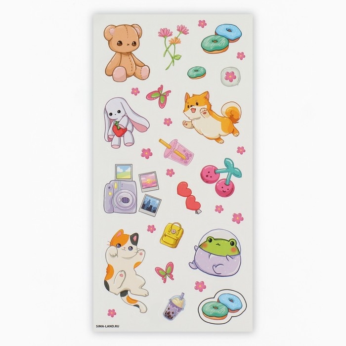 Набор для создания акриловых брелоков с наклейками &laquo;Будь в тренде&raquo;