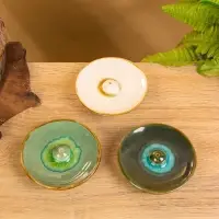 Подставка под благовония &laquo;Тарелочка&raquo;, 9&times;9&times;2 см, керамика, МИКС