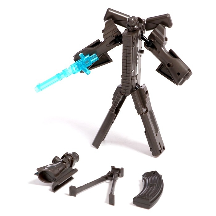 Робот &laquo;Автомат&raquo;, трансформируется, с металлическими элементами