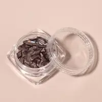 Фигурки для декора, объёмные, фиолетовые, полупрозрачные