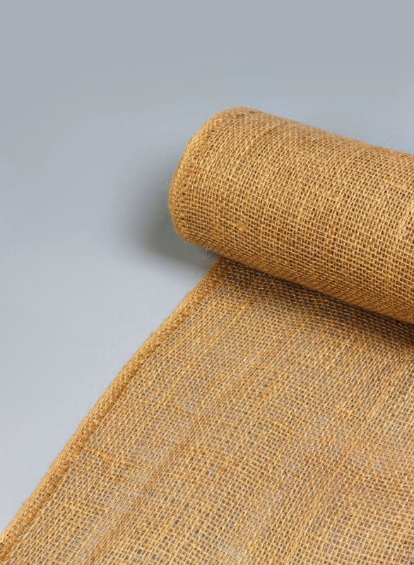 Джут натуральный, 1,1 &times; 10 м, плотность 260 г/м&sup2;, плетение 35 &times; 30 нитей