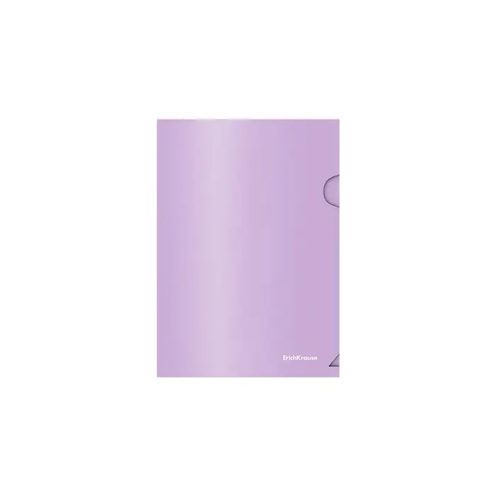 Папка-уголок А5+, 180 мкм, ErichKrause "Matt Pastel Bloom", непрозрачная, с тиснением "песок", микс