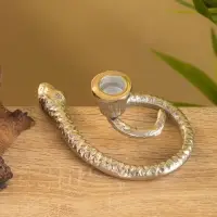 Подсвечник &laquo;Змейка&raquo;, 15&times;9.5&times;5 см, алюминий