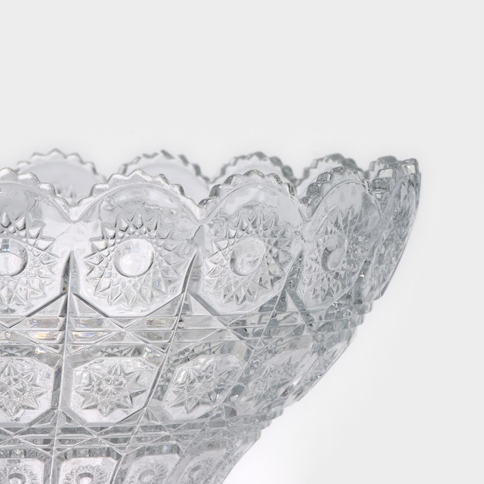 Ваза стеклянная на ножке для фруктов MEY-JI, d=23 см Ваза стеклянная на ножке для фруктов MEY-JI, d=23 см