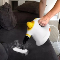 Пароочиститель Kitfort KT-9194-1, 1050 Вт, 0.35 л, 30 г/мин, нагрев 3 мин, бело-жёлтый Пароочиститель Kitfort KT-9194-1, 1050 Вт, 0.35 л, 30 г/мин, нагрев 3 мин, бело-жёлтый