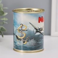 Подарочные носки в банке «Морской волк. Для моряка», (внутри носки мужские, цвет чёрный) Подарочные носки в банке «Морской волк. Для моряка», (внутри носки мужские, цвет чёрный)