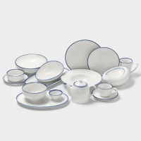 Салатник Blue Lagoon Magistro 22 см, 22.3&times;17&times;9 белый, синий