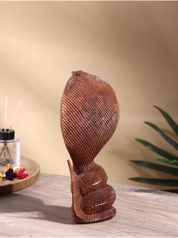 Сувенир "Кобра" дерево суар, 14х8х26 см