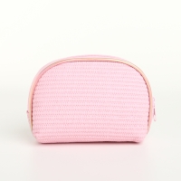 Набор косметичек 2 в 1 на молнии, цвет розовый
