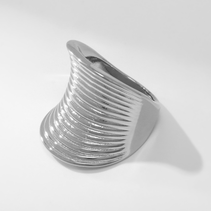 Кольцо металл «Тренд» пружинка, цвет серебро, размер 18 Кольцо металл «Тренд» пружинка, цвет серебро, размер 18