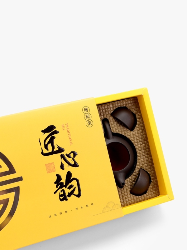 Подарочный набор для чайной церемонии,китайский чай "Дахунпао" 9 капсул,на 4 персоны+пакет