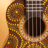 Сувенирный музыкальный инструмент Укулеле &laquo;Туземец&raquo;, 55 см, махагон, дерево