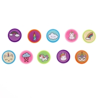 Печать цветная &laquo;Приключение единорога&raquo;, набор 10 шт., МИКС