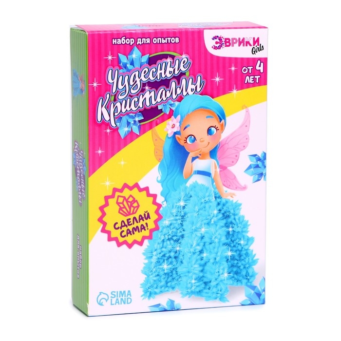 Выращивание кристалла «Чудесные. Фея», набор для опытов Выращивание кристалла «Чудесные. Фея», набор для опытов