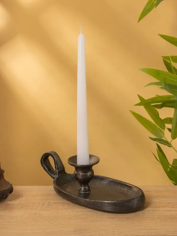 Подсвечник "Ретро серия Лондон" алюминий 21х10х6 см