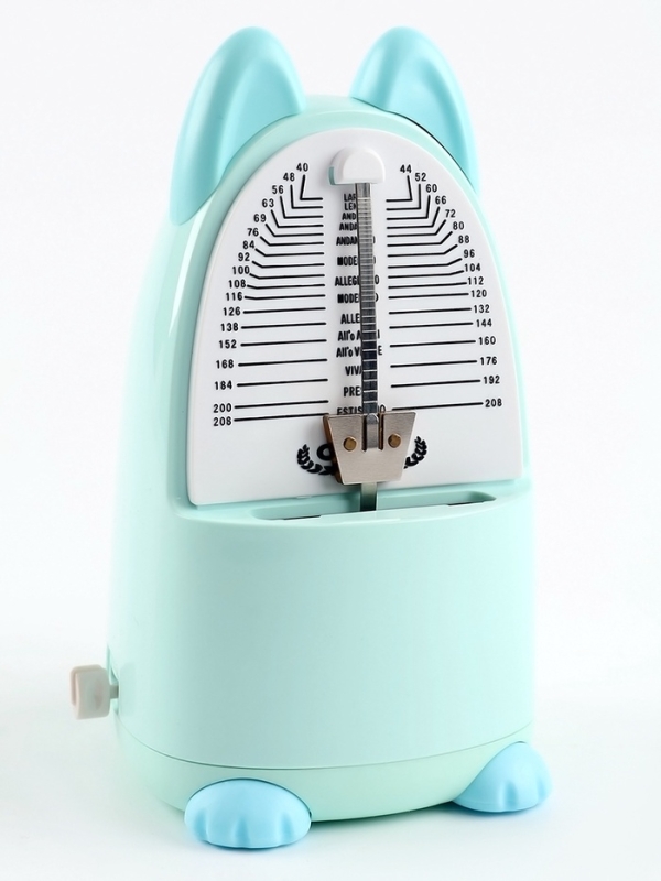 Метроном механический Корги, 40-208 ударов, 16 х 10 х 10 см