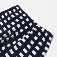 Трусы мужские боксеры, цвет белый/тёмно-синий квадрат, размер 50