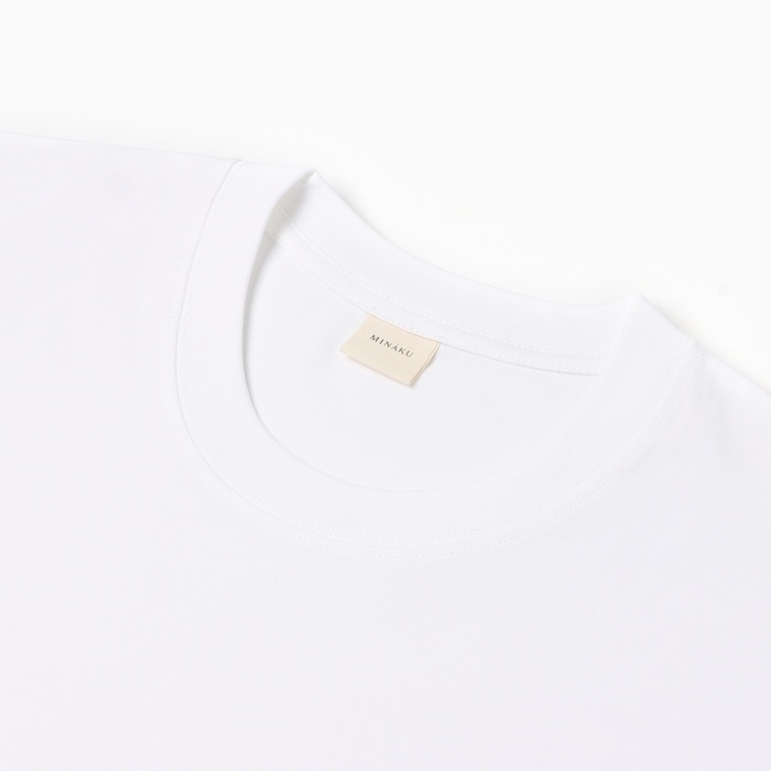 Футболка женская MINAKU, цв.белый, р-р 50-52