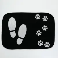 Коврик придверный &laquo;Следы&raquo;, 40&times;60 см