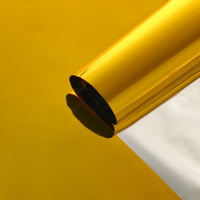 Плёнка упаковочная, 70&times;100 см, золотой