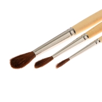 Набор кистей Пони 3 штуки, ЗХК "Цветик", №11, (круглые №: 2,3,5), 391291406 Набор кистей Пони 3 штуки, ЗХК "Цветик", №11, (круглые №: 2,3,5), 391291406