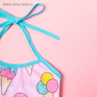 Купальник для девочки KAFTAN «Мороженки», рост 122-128 см (34), цвет розовый Купальник для девочки KAFTAN «Мороженки», рост 122-128 см (34), цвет розовый