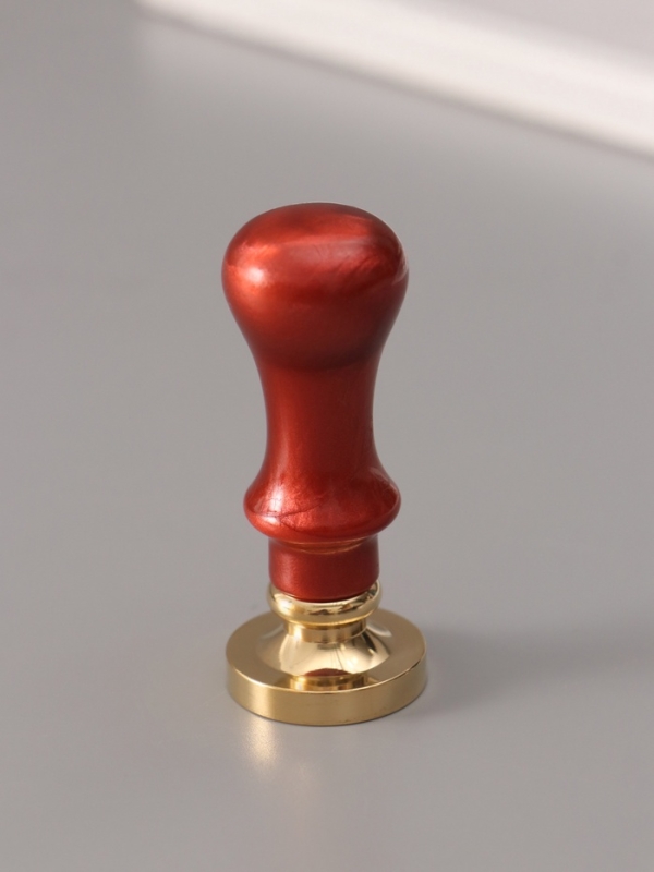 Печать для сургуча с пластиковой ручкой "Буква U на вензеле" 2,5х2,5х6,3 см