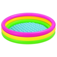 Бассейн надувной &laquo;Радуга&raquo;, с надувным дном, 114 х 25 см, от 2 лет, 57412NP INTEX