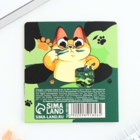 Стикеры для заметок, с липким краем, 20 листов, 4 шт. &laquo;С днем защитника отечества. 23 февраля&raquo;