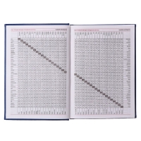 Ежедневник недатированный А5, 160 листов "Вивелла", обложка искусственная кожа, синий