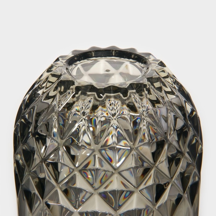 Стакан &laquo;Грани&raquo;, 450 мл, 8&times;14 см, цвет коричневый