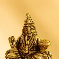 Сувенир "Лакшми" латунь 4,5х2,5х5,5 см
