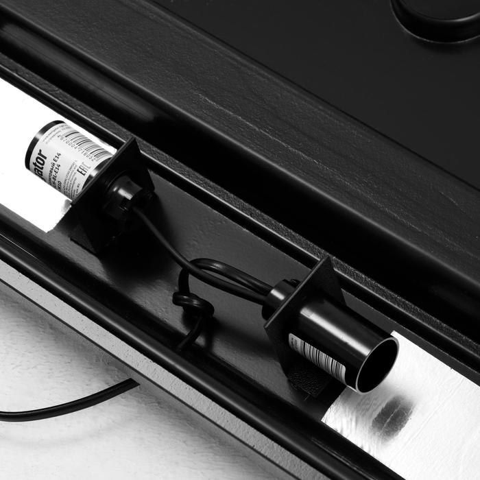 Аквариум Аквариум "Прямоугольный" с крышкой, 100 литров, 75,5 х 33 х 39,5 см, чёрный