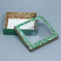 Коробка подарочная, упаковка, &laquo;Эко&raquo; , 23.5 х 20.5 х 5.5 см