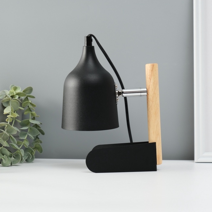 Лампа настольная "Престиж" 1х40Вт Е27 черный 13х12х24см