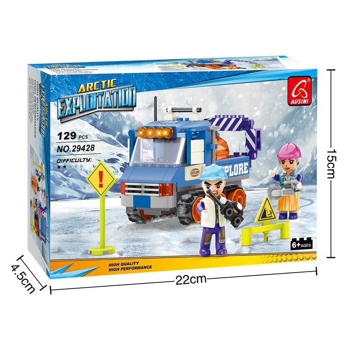 Конструктор &laquo;Арктика. Снежные строители&raquo;, 129 деталей