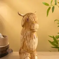 Сувенир "Бычок" дерево Джампинис 17х13х32 см