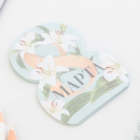 Набор: бумажные стикеры 20 л + 5 наклеек &laquo;8 марта лилии&raquo;