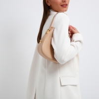 Сумка женская багет на молнии, цвет бежевый Сумка женская багет на молнии, цвет бежевый