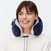 Дорожная подушка-массажер inRelax, синяя