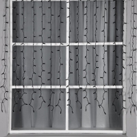 Гирлянда &laquo;Занавес&raquo; 2 &times; 1.5 м, IP65, УМС, тёмная нить, 360 LED, свечение белое, 220 В