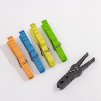 Прищепки бельевые на подвеске &laquo;Кубаночка&raquo;, 8 см, 45 шт, цвет МИКС